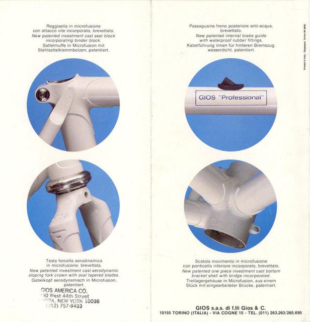 Gios brochure (1986)