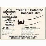 Weinmann Concave clincher rim advertisement (09-1977)