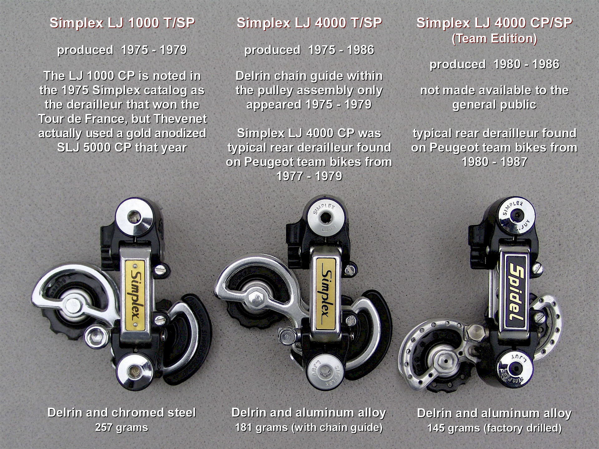 Simplex rear derailleur online