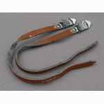 <------------------ SOLD ------------------> Mikashima (MKS) leather toe straps (USED)