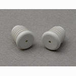 <------------------ SOLD ------------------> Raleigh / Generic handlebar end plugs - White (NOS)