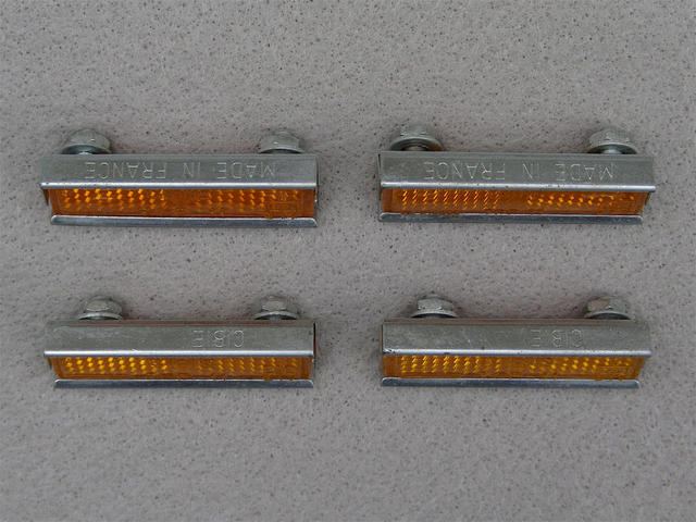 <------------------ SOLD ------------------> Cibie pedal reflectors - circa 1978 (NOS)