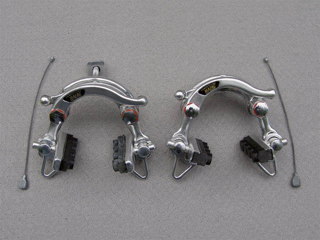 <------------------ SOLD ------------------> MAFAC Competition brake set - 2nd edition - circa 1974 to 1979 (NOS)