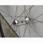 <------------------ SOLD ------------------> Campagnolo Record / Velocity Aerohead wheelset - 700c clincher - (USED)