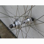 <------------------ SOLD ------------------> Campagnolo Record / Velocity Aerohead wheelset - 700c clincher - (USED)