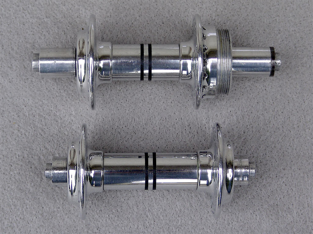 <------------------ SOLD ------------------> Weyless quick release hubset - 100 / 122 mm OLD - English thread (REBUILT)