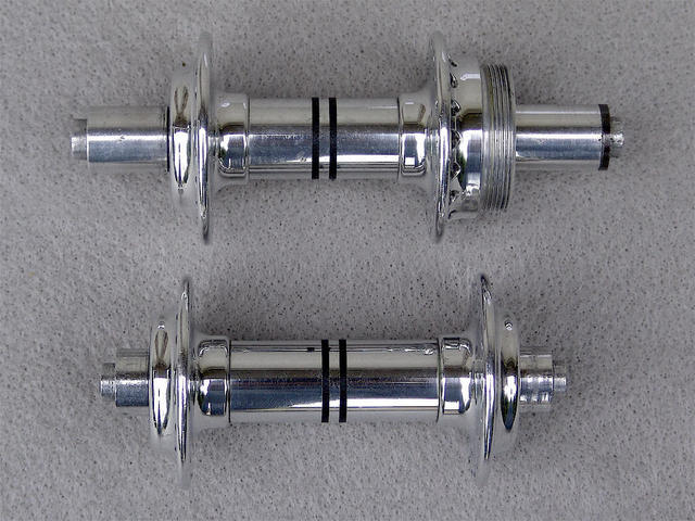 <------------------ SOLD ------------------> Weyless quick release hubset - 100 / 122 mm OLD - English thread (REBUILT)