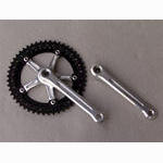 <------------------- SOLD -----------------> MAVIC 630 crankset / SR Royal-5 rings - 42/50 double - 144 mm BCD (NOS)