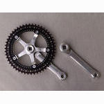 <------------------- SOLD -----------------> MAVIC 630 crankset / SR Royal-5 rings - 42/50 double - 144 mm BCD (NOS)