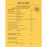 Excel dealer price list / order form (03-1984)