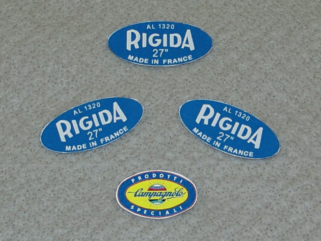 <--------------- SOLD OUT ---------------> Rigida AL-1320 27" rim decals - Reproductions (NEW)