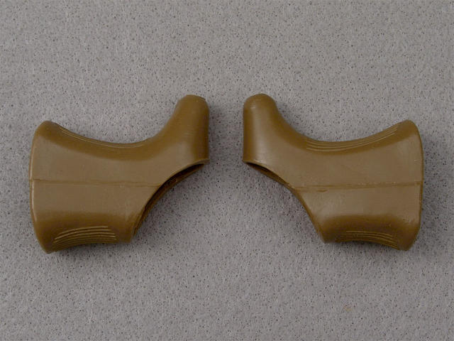<------------------ SOLD ------------------>  Campagnolo Record / Super Record replica brake hoods (NEW)