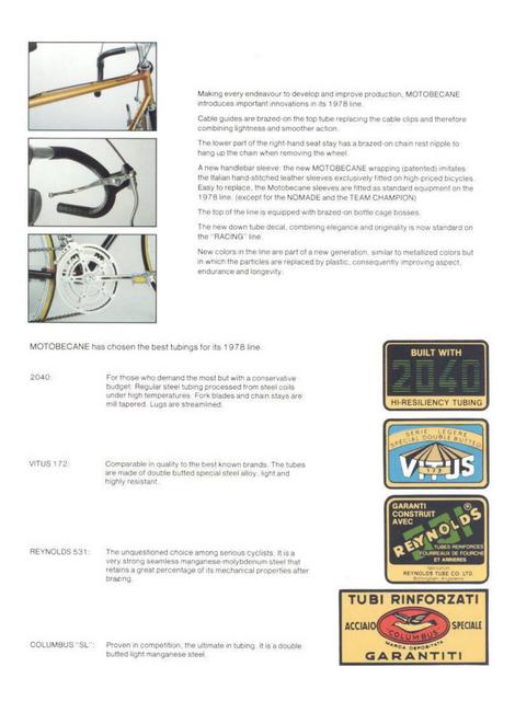 Motobecane catalog (1978)