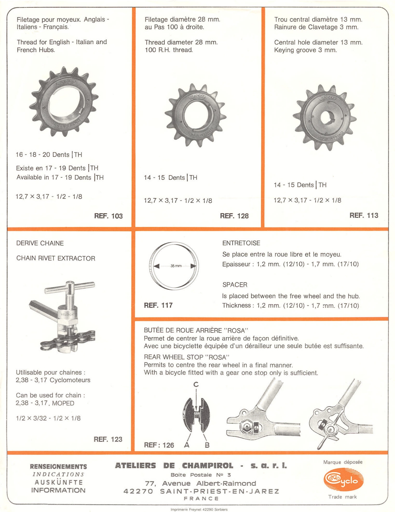 Cyclo brochure (1971)