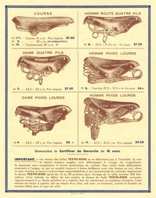 Texto-Gom brochure (1960's)