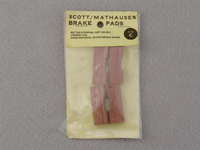 <------------------ SOLD ------------------> Scott / Mathauser brake pads - Campagnolo / Zeus / CLB Professional (NOS)