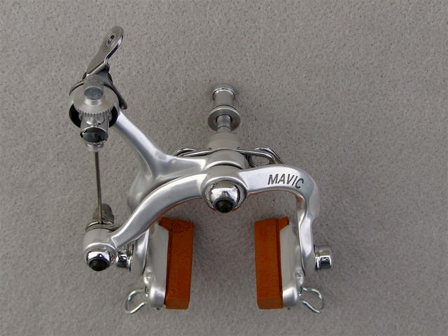 <------------------ SOLD ------------------> MAVIC 410 (MODOLO) brake calipers - circa 1986 to 1989 (NOS / MODIFIED)