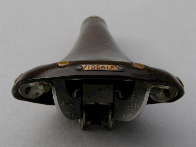 <------------------ SOLD ------------------> Ideale 90 IR saddle - alloy rails with clamp - circa 1977 to 1979 (USED)