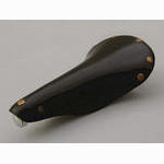 <------------------ SOLD ------------------> Ideale 90 saddle - early painted steel rails - Black - circa pre 1974 (NOS)