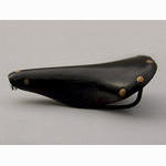 <------------------ SOLD ------------------> Ideale 90 saddle - early painted steel rails - Black - circa pre 1974 (NOS)