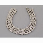 <------------------ SOLD ------------------> SEDIS / SEDISPORT chain - chrome plated finish - 106 links (USED)