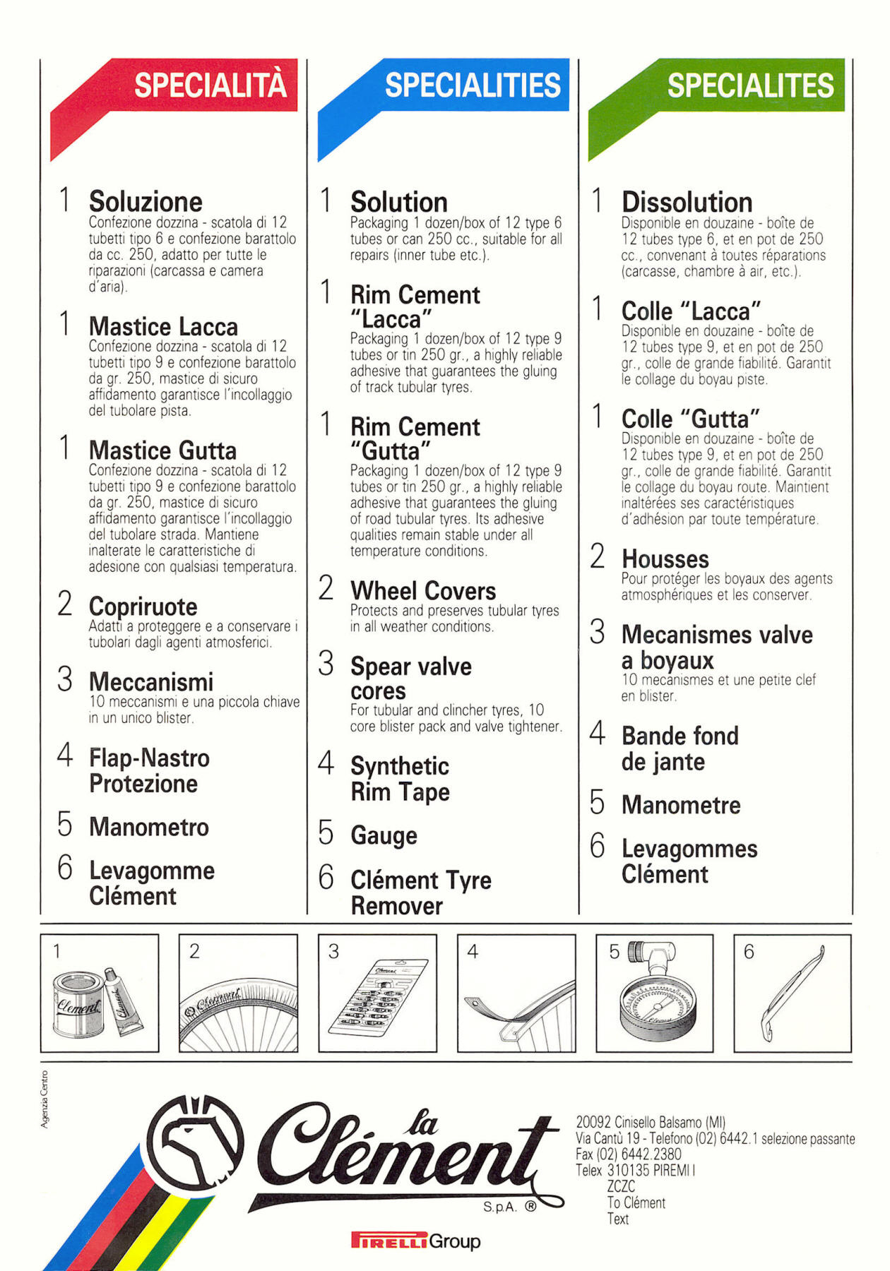 Clement catalog (1992)