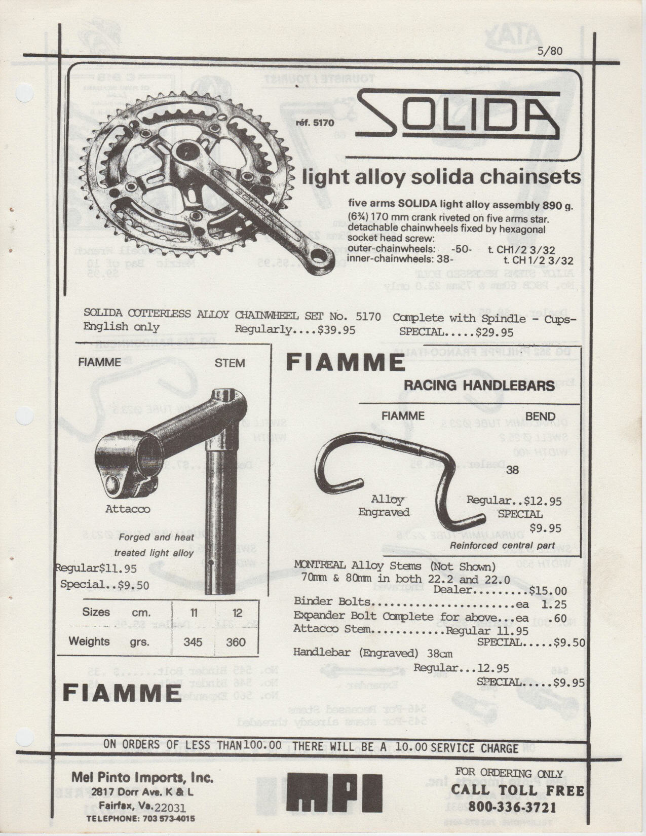 Mel Pinto Imports / MPI catalog (1980)