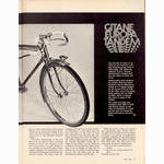 <------ Bicycling Magazine 11-1969 ------> Gitane Europa Tandem