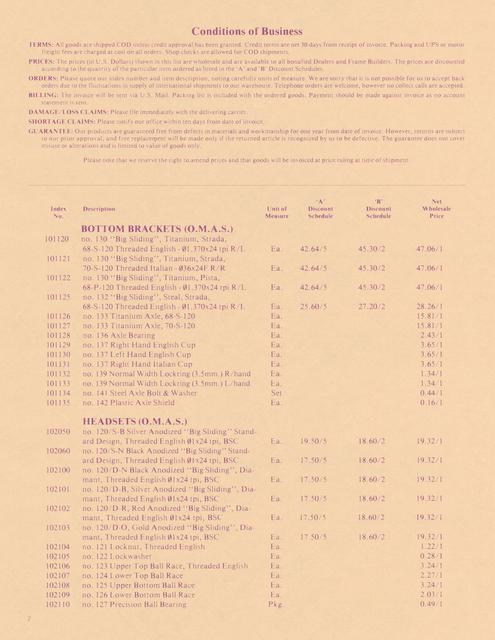 Strawberry Racing Cycles catalog (1979)