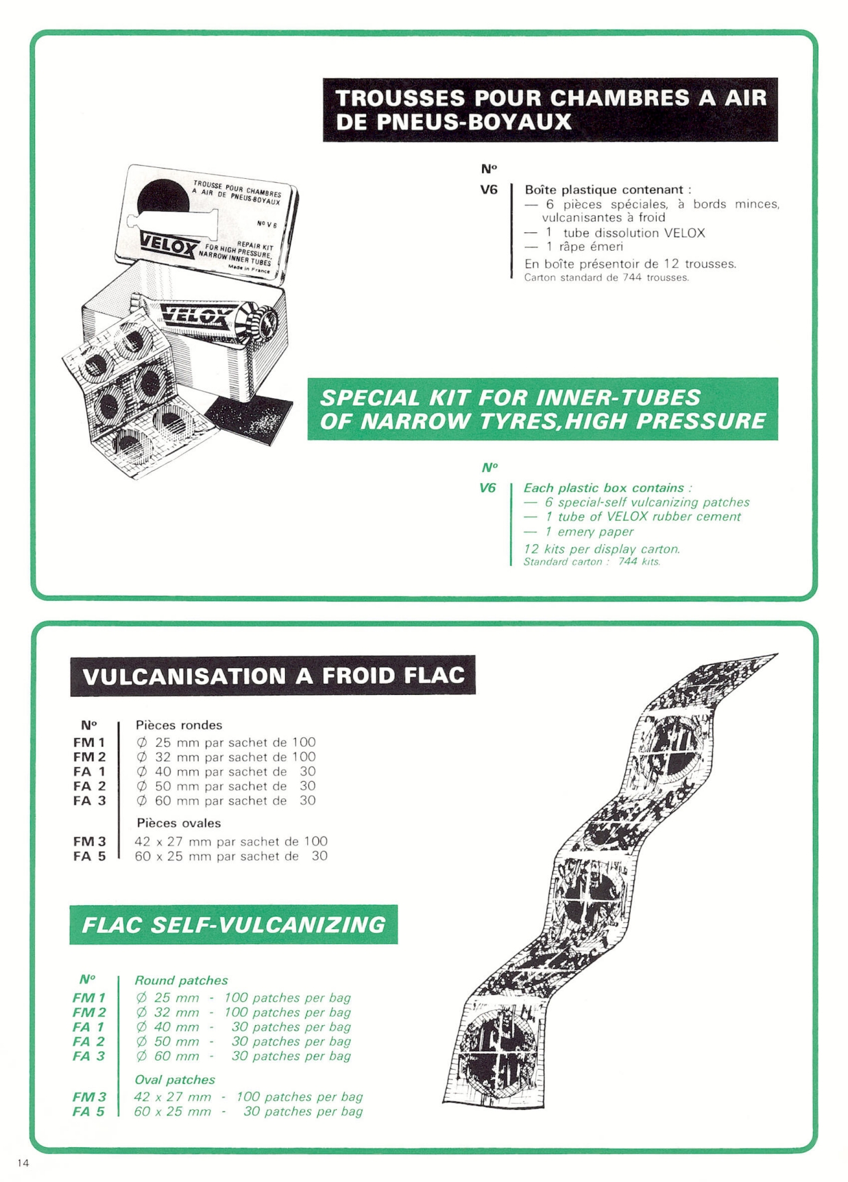 Velox / Tressostar / Tressorex / Tresseol / Guidoline / Plastilac catalog (1985)