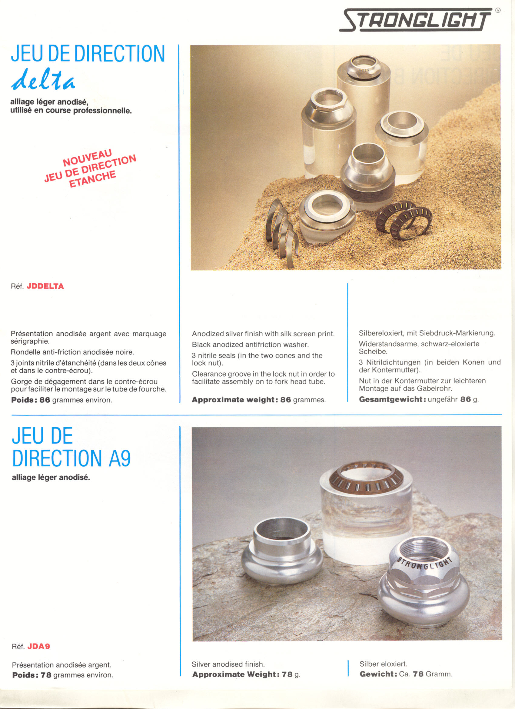 Stronglight catalog # 28 (1986)