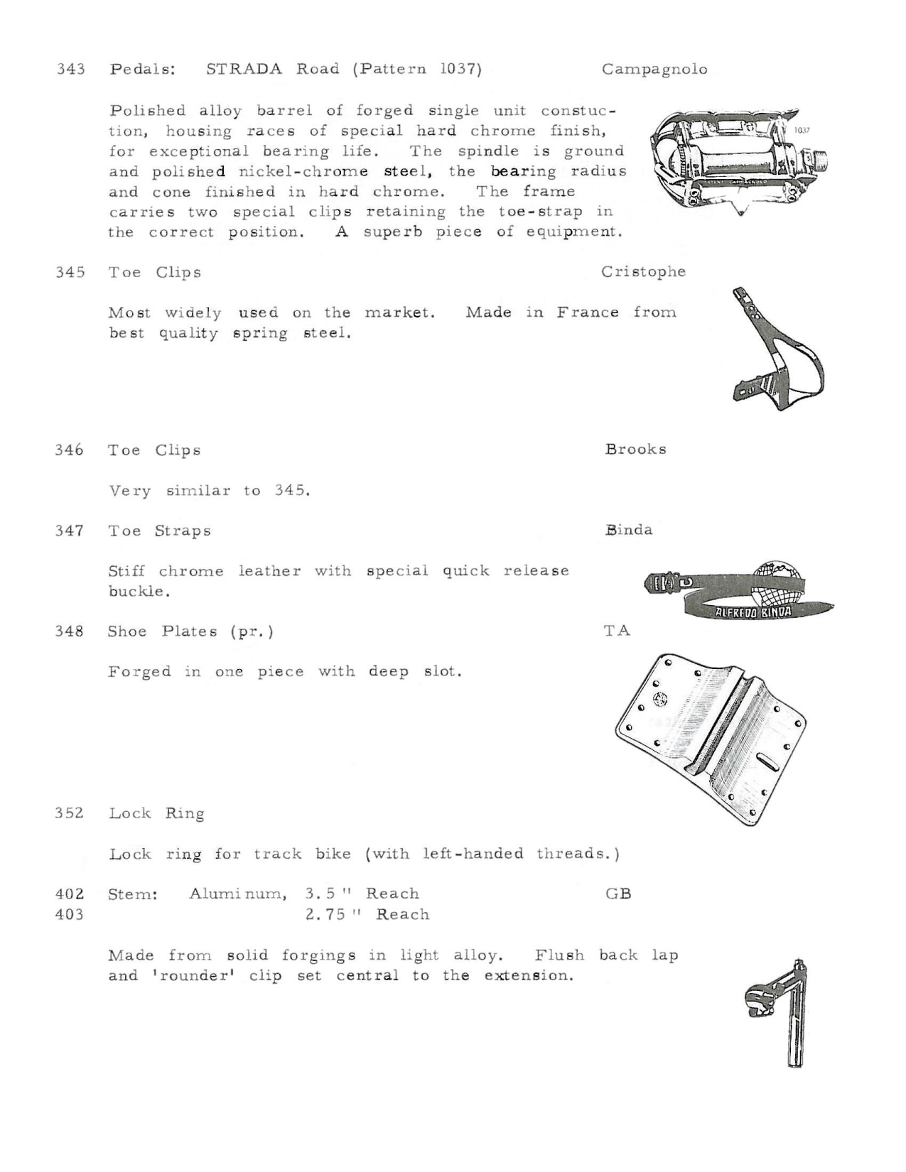 Hi-E parts list / price list (1971)