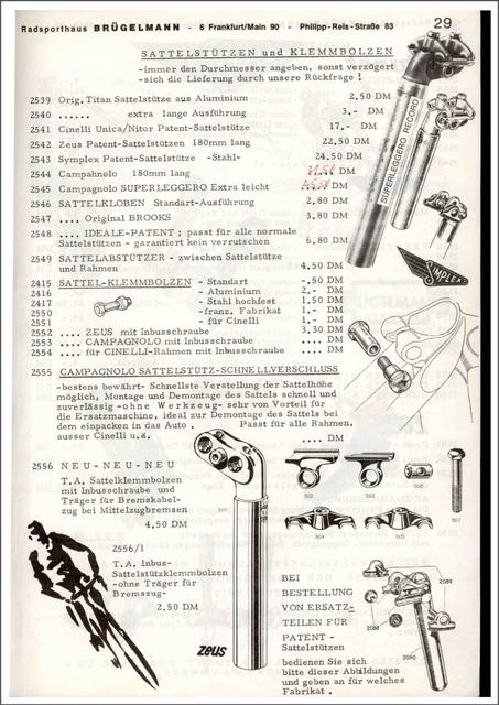 Brügelmann catalog (1972)