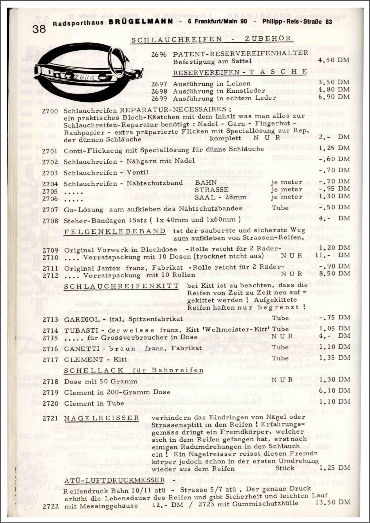 Brügelmann catalog (1972)