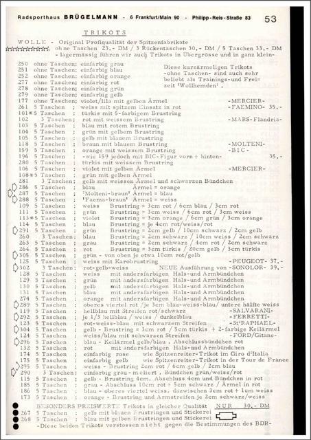 Brügelmann catalog (1972)