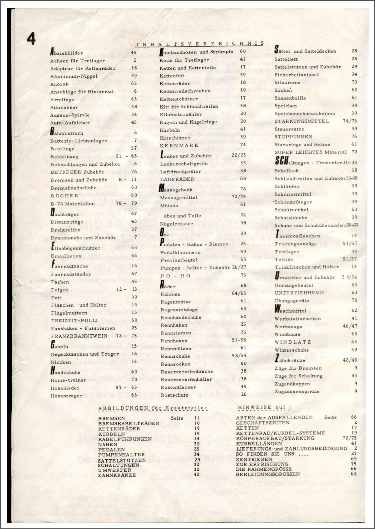 Brügelmann catalog (1973)