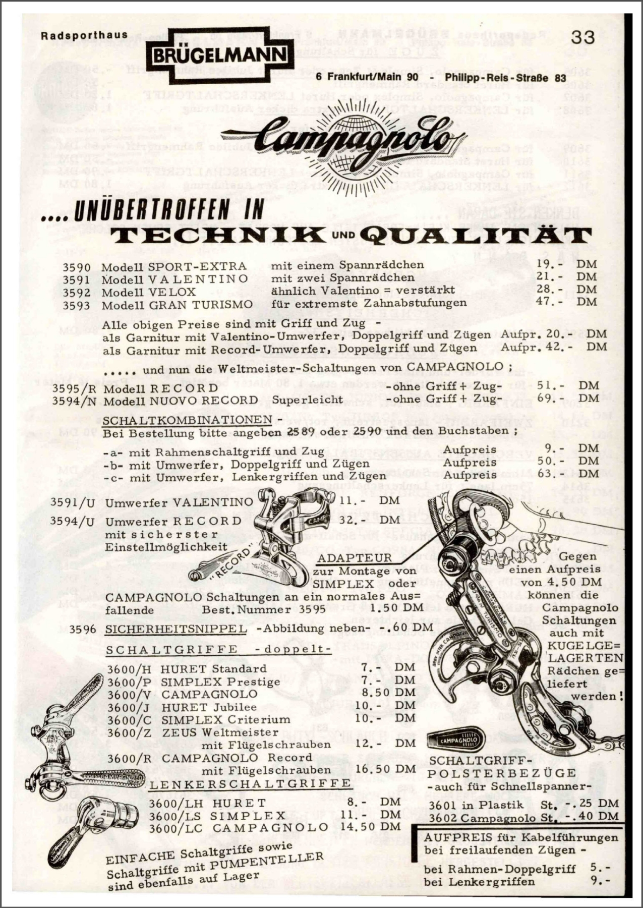 Brügelmann catalog (1973)