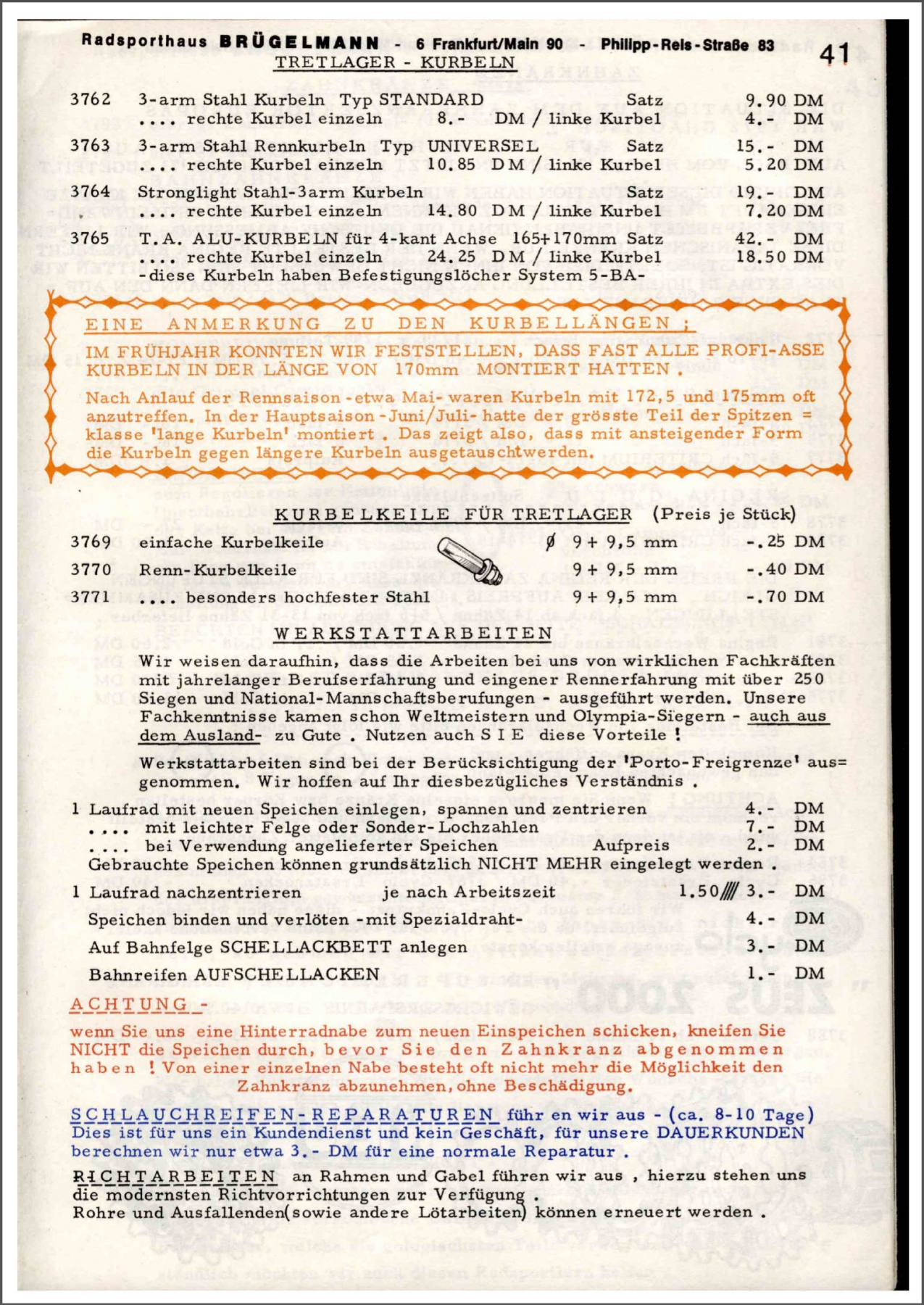 Brügelmann catalog (1973)