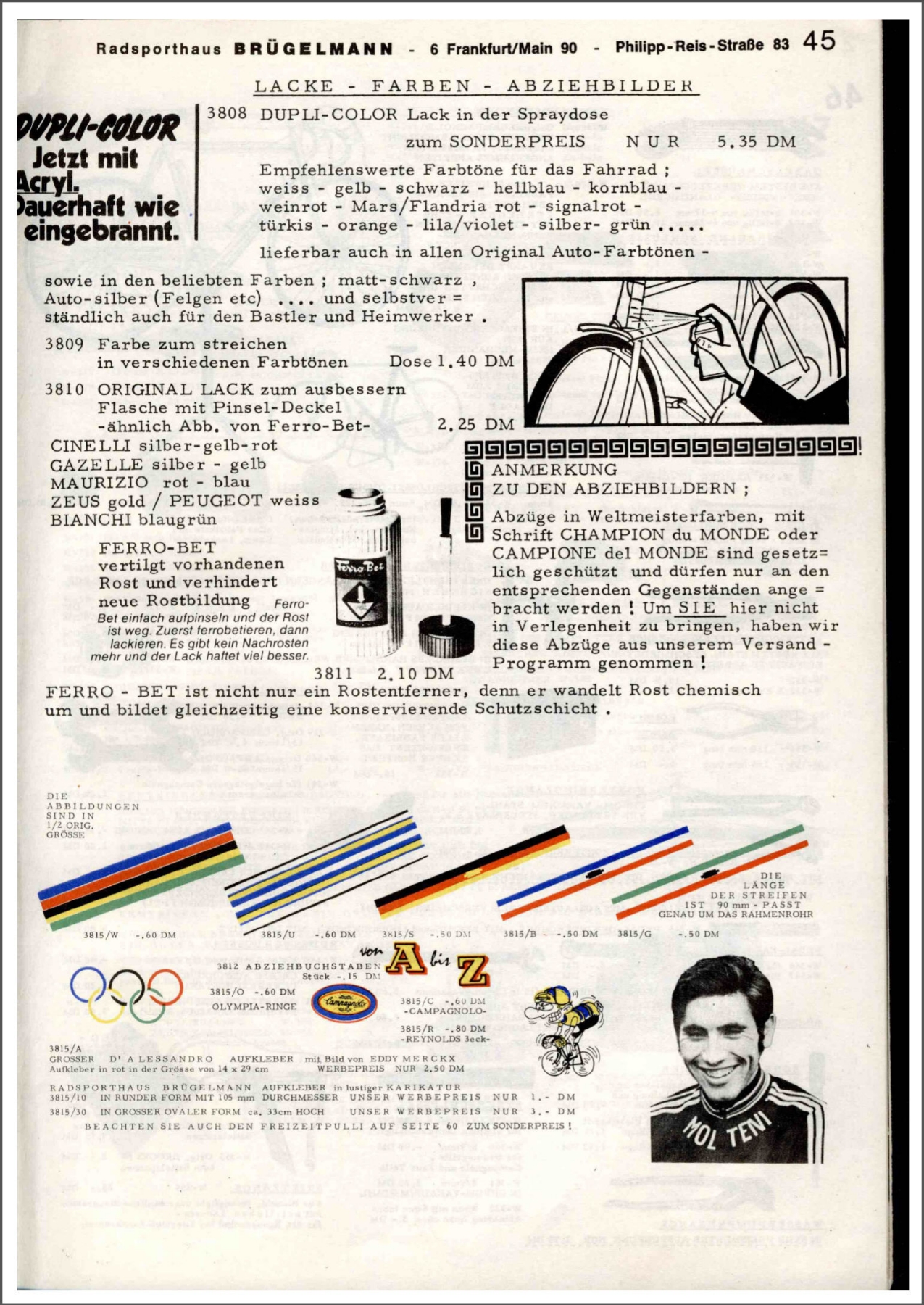 Brügelmann catalog (1973)