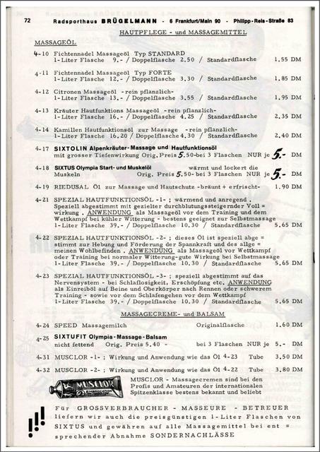 Brügelmann catalog (1974)