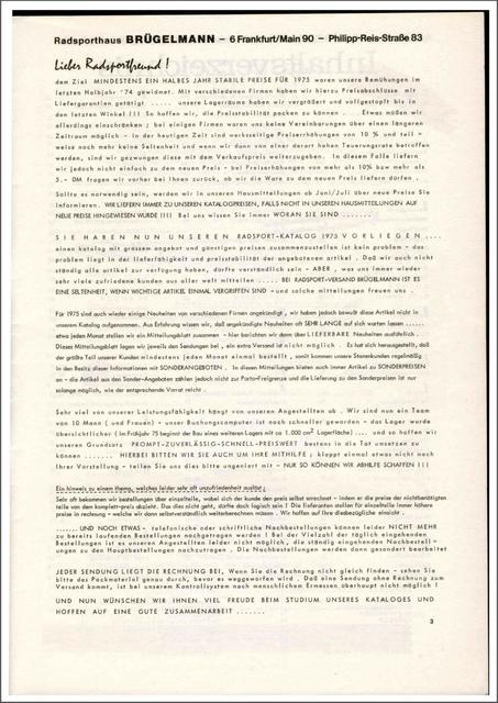 Brügelmann catalog (1975)
