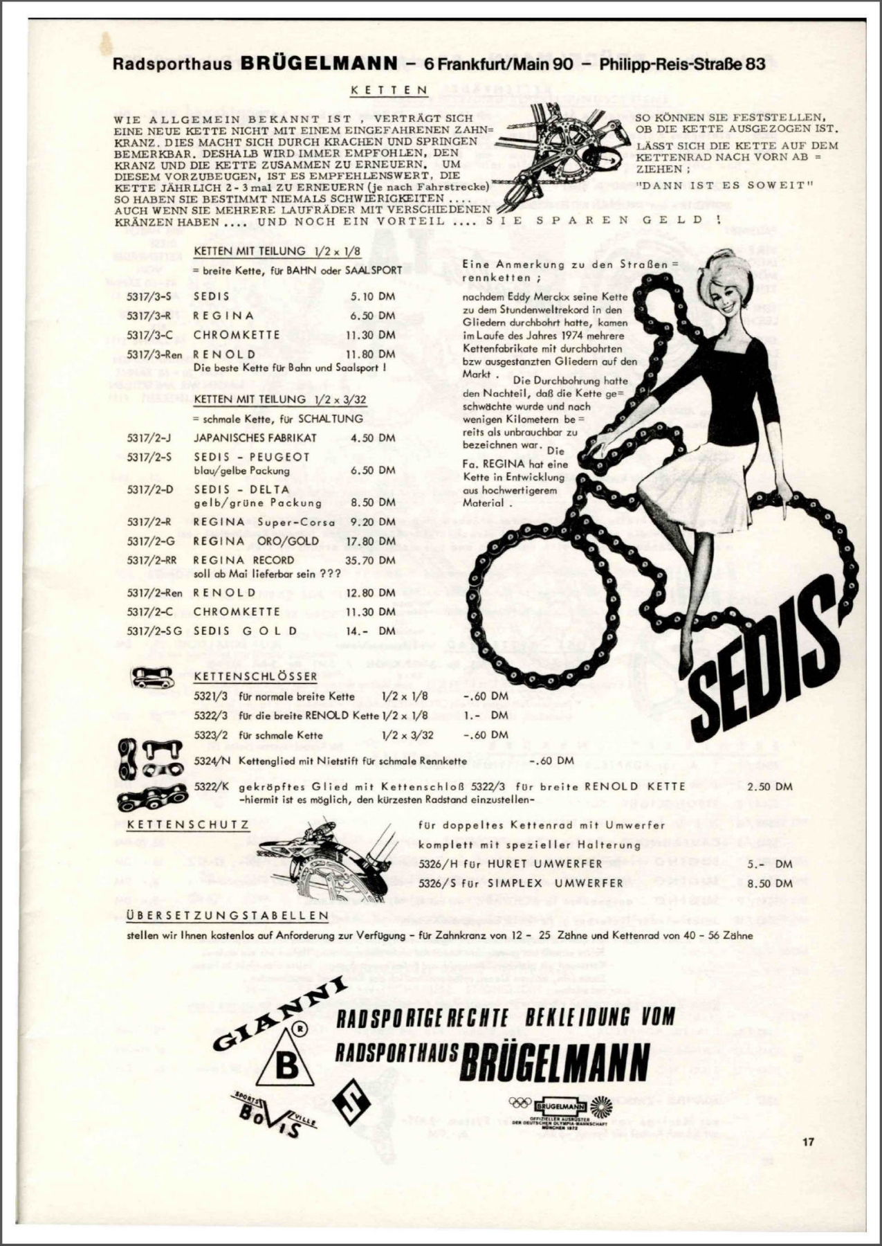 Brügelmann catalog (1975)