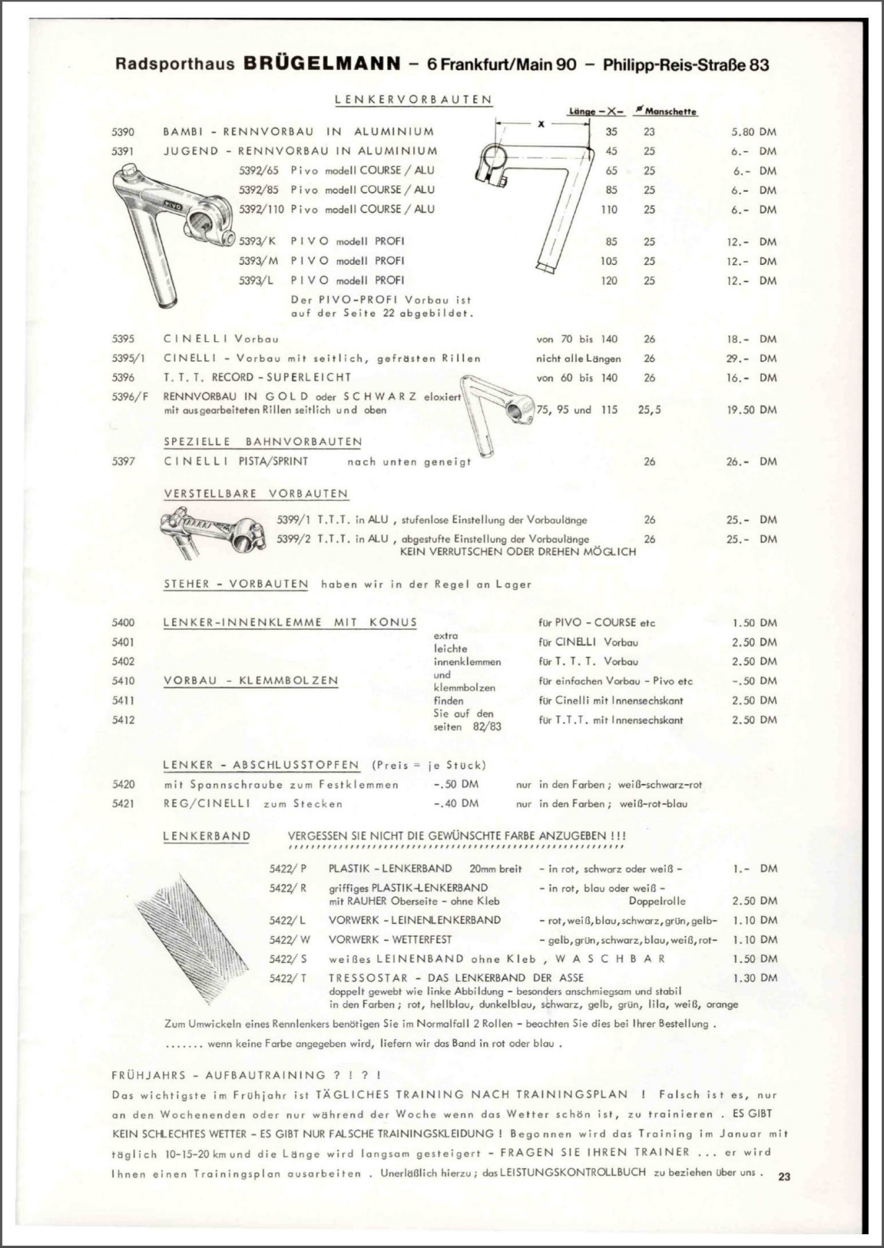 Brügelmann catalog (1975)