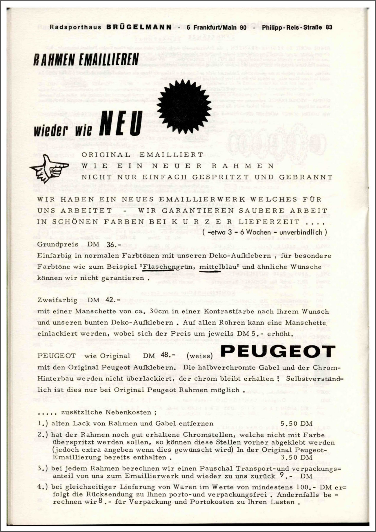 Brügelmann catalog (1975)