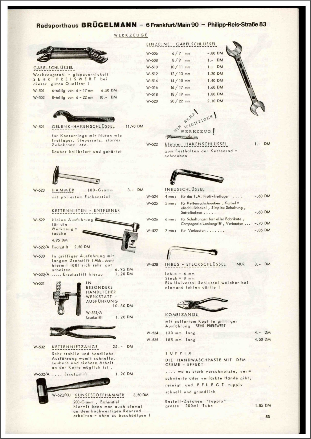 Brügelmann catalog (1975)