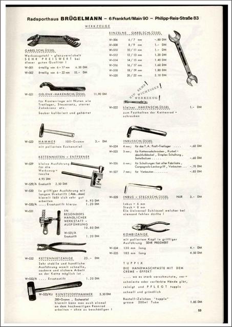 Brügelmann catalog (1975)