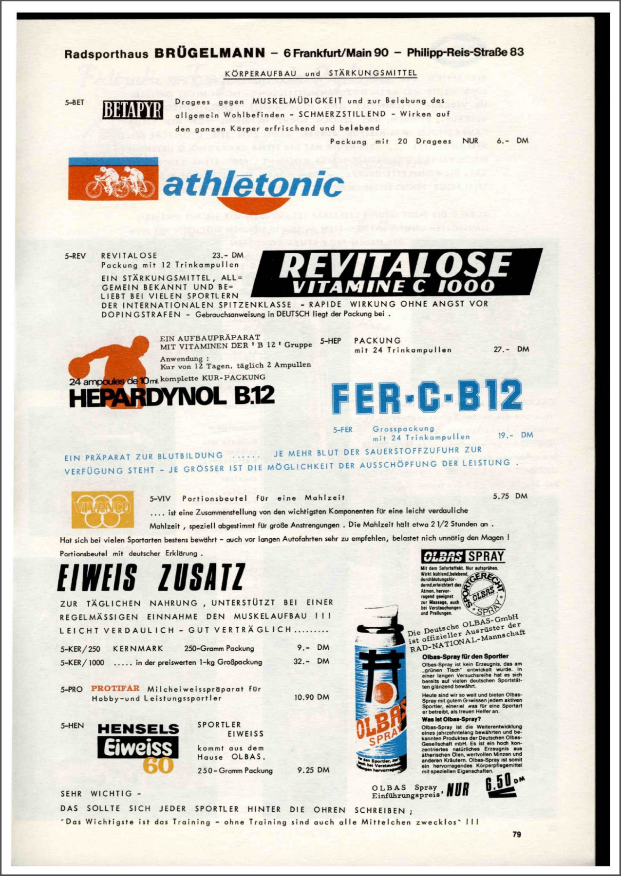 Brügelmann catalog (1975)