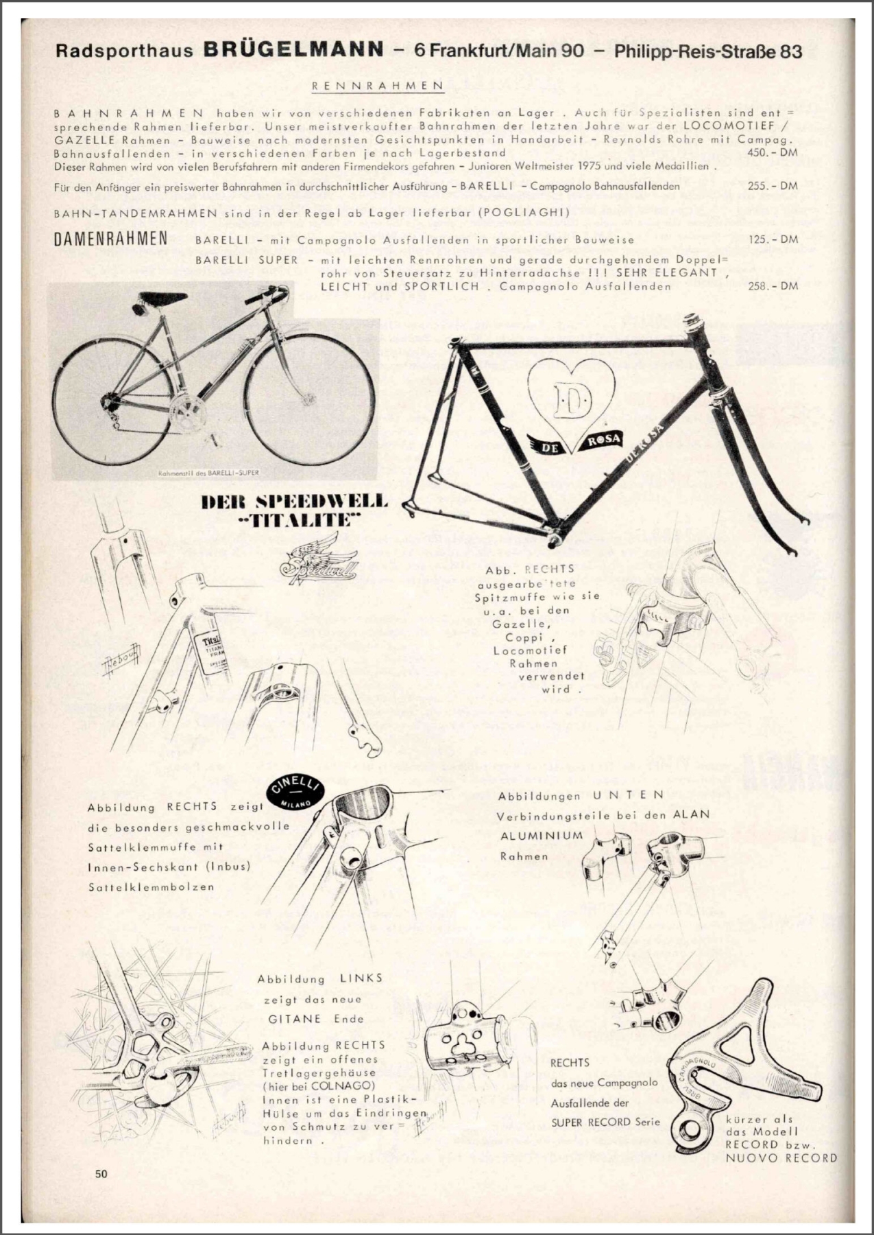 Brügelmann catalog (1976)