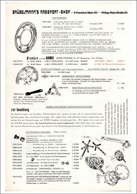 Brügelmann catalog (1977)