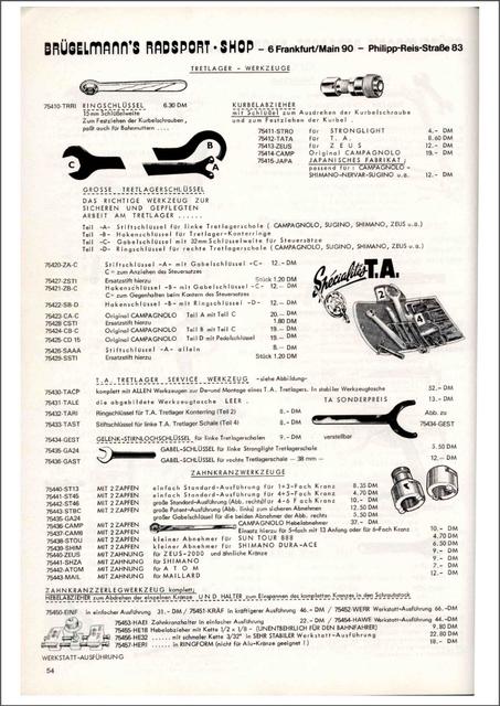 Brügelmann catalog (1977)